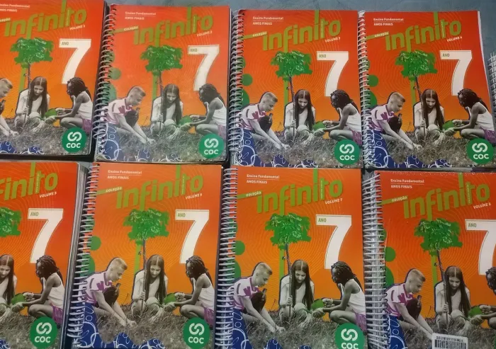 LIVROS DO 7 ANO SERIE INFINITO COC