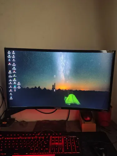 Monitor curvo Samsung 27 polegadas 