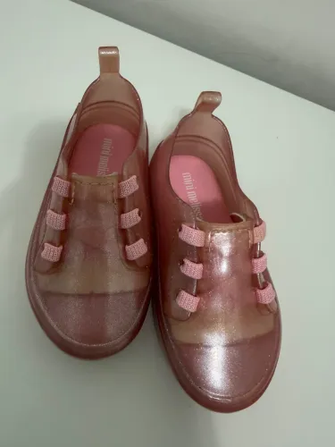 Mini melissa rosa glitter 20/21