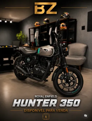 ROYAL ENFIELD HUNTER 350 - Baixo Km - Impecável