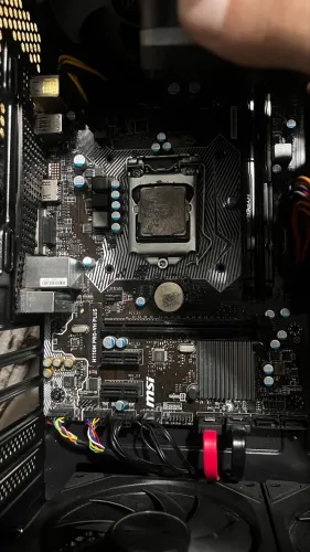 Placa mãe + processador 