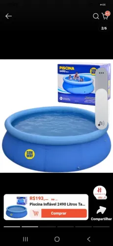 Piscina 2900 litros
