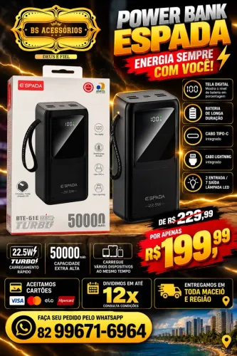 Carregador Portátil 50000mAh Original