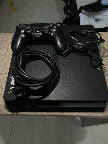 ? PS4 Slim 500GB Completo + Controle Original + GTA V ?