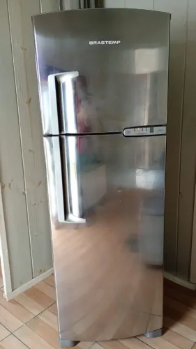 Linda Geladeira Brastemp INOX frost free 380 litros