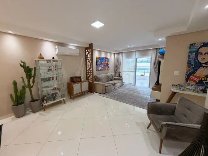 Apartamento com 3 dormitórios à venda, 129 m² por R$ 1.625.000 - Canto do Forte - Praia Gr