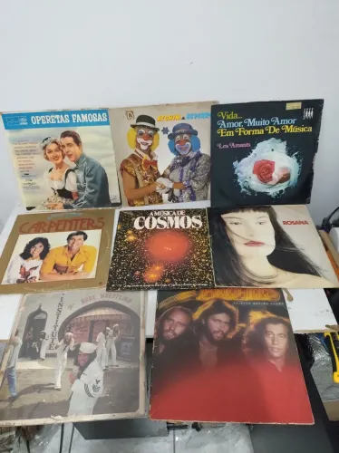 Lote 08 LP Disco Vinil Pop Rock MPB Filme Coletâneas