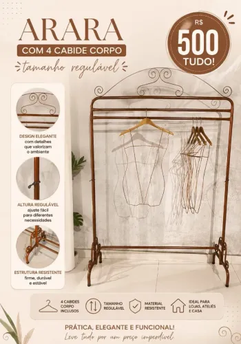 Cabide para loja