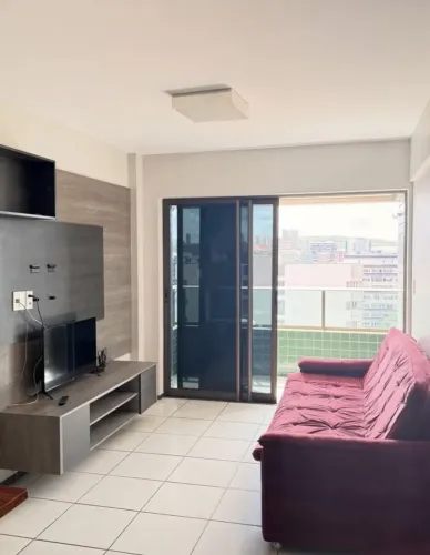 Apartamento para Locação em Maceió, Mangabeiras, 2 dormitórios, 1 suíte, 2 banheiros, 1 va