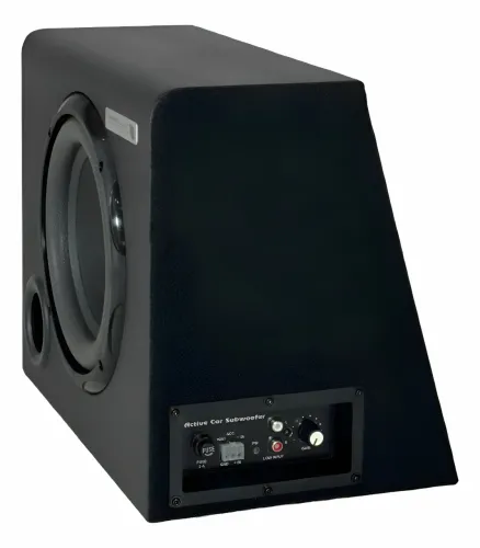 Caixa de Subwoofer Amplificada Automotiva Universal Sub 8 Pol 200 Rms Amplificado 