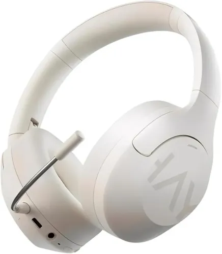 Fone de Ouvido HAYLOU S30 PRO Branco Creamy ANC 43db Bluetooth 5.4