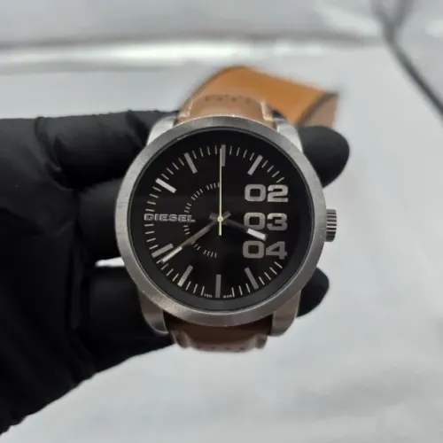 Relógio Diesel Dz1513 Couro Caramelo - Original Seminovo