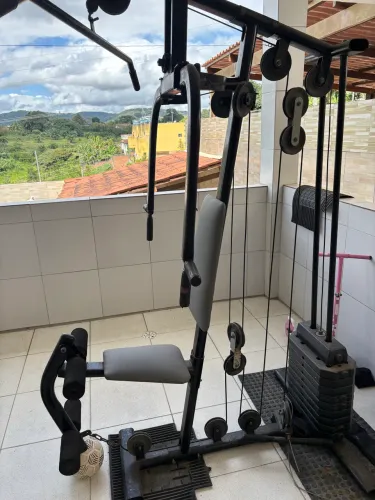 Estação de Musculação + Banco supino