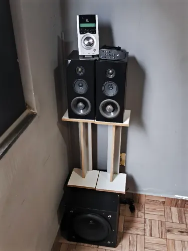Logitech z5500 subwoofer ativo 10 polegadas 2.1 