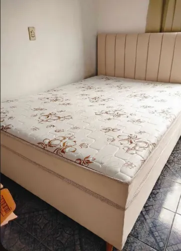 Cama Box Acoplada Espuma D33, com 3 camadas