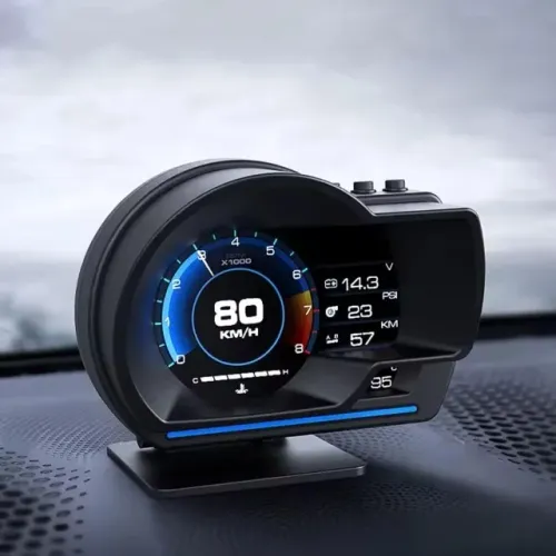 Obd2 P6 Hud Universal Velocímetro Digital Turbo Temp Água