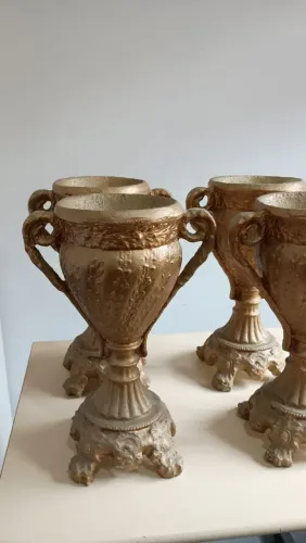 Vasos de fibra romanos