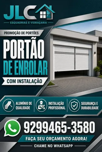 PROMOÇÃO DE PORTÕES DESLIZANTES E BASCULANTES