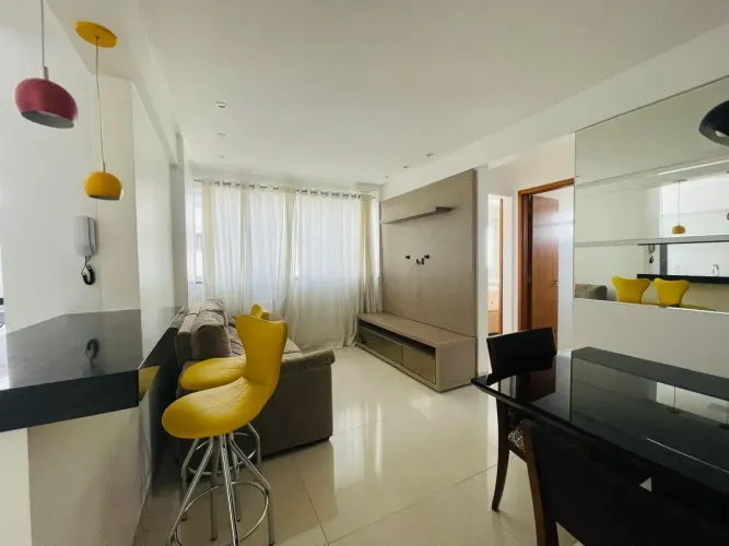 Apto 02 Quartos Sem suite 50m2 - Borges Landeiro Tropicale
