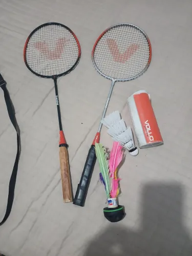 Kit de raquetes badminton vollo