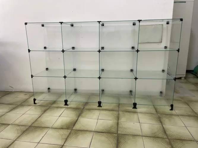 Balcão de vidro