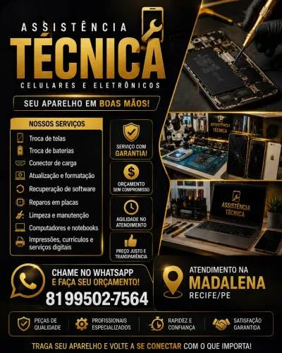 Reparo em IPhone e Android