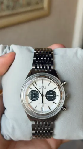 Timex Marlin Jet Chronograph Panda - Completo / Impecável