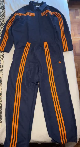 Conjunto adidas 70s Club azul
