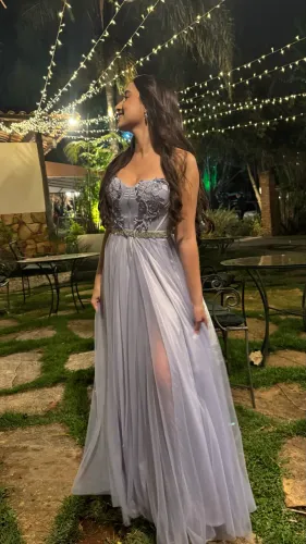 Vestido de festa/ madrinha/ casamento/ 15 anos lavanda