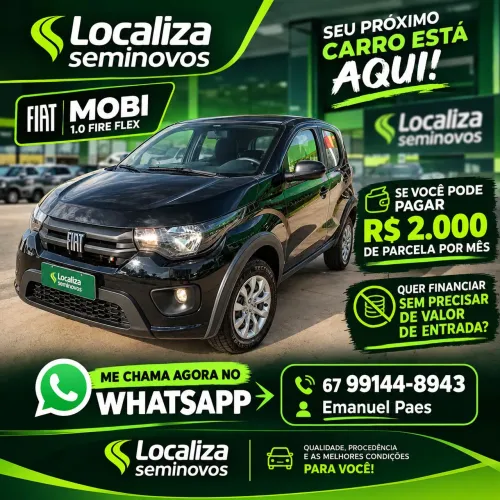 Fiat Mobi Like 1.0 Fire Flex 5P. 2025