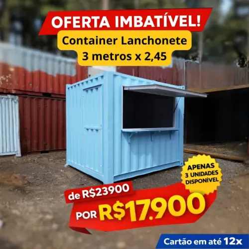 Container lanchonete 3 metros - oferta