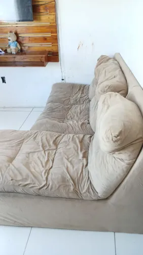 Sofá L, dois lugares