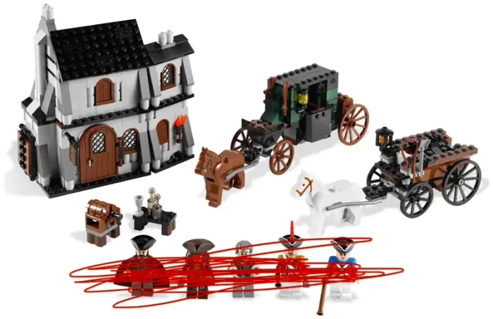 Lote Lego piratas do Caribe 4193 sem minifiguras