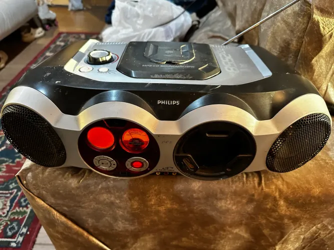 Rádio / Boombox Philips Gameport MP3 - Muito Conservado