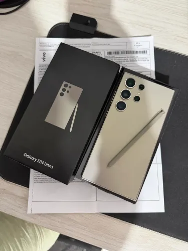 Celular Samsung Galaxy S24 Ultra Titânio Cinza 512GB Com nota e garantia