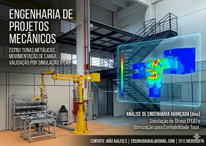 Projeto de Máquinas Industriais (SolidWorks)