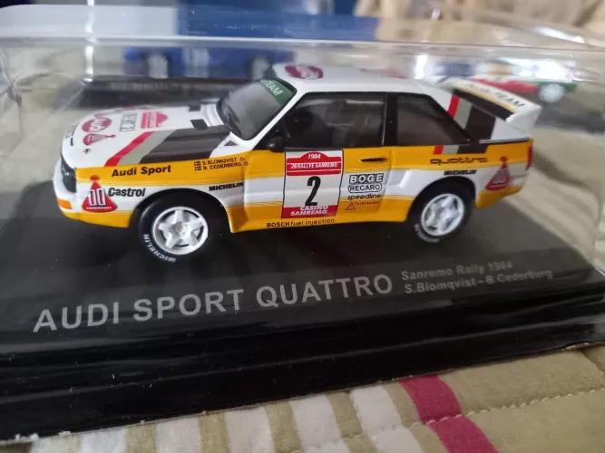 Miniatura Audi Sport Quattro 1984 escala 1/43