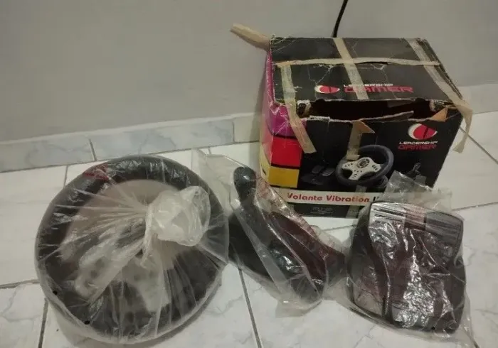 volante leadership gamer twin turbo completo