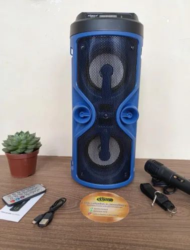 Caixa de som Bluetooth com microfone karaokê e alça para transporte Caixa nova e lacrada
