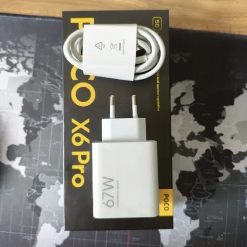 Fonte Carregador Turbo 67W USB-C para Xiaomi Poco Original