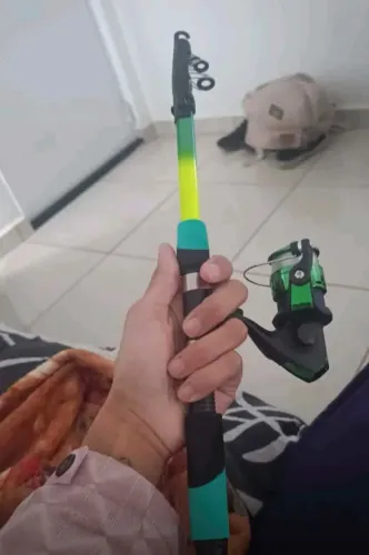 Vara de Pescar Com Molinete