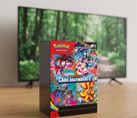Booster Box Pokémon - Coleção Caos Ascendente [18 Boosters]
