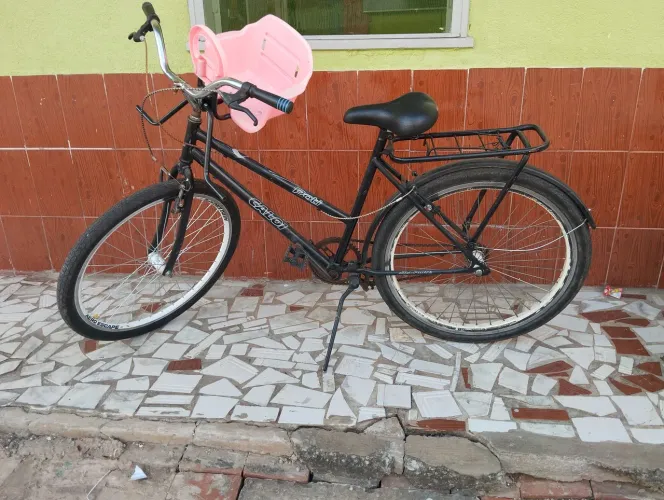 Bicicleta Caloi Poti , mais cadeirinha infantil capacidade até 20 quilos