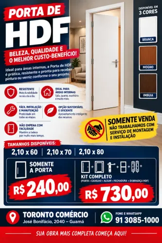 Portas HDF