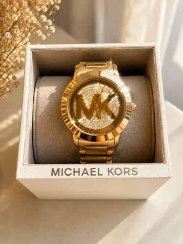 Relógio Michael Kors Original MK-3376 Dourado 
