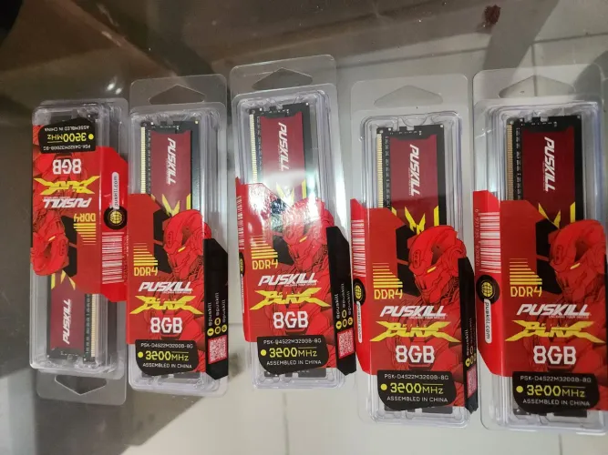 Memória Ram Puskill Killblade Desktop Gamer Ddr4 8gb 3200mhz