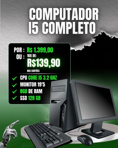 Combo Computador I5+Monitor