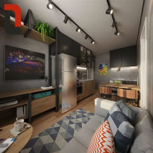 Apartamento com 1 quarto à venda, 24 m² por R$ 260.000 - Centro - Curitiba/PR