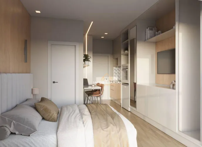 Studio com 1 dormitório à venda, 19 m² por R$ 291.044 - Centro - Curitiba/PR