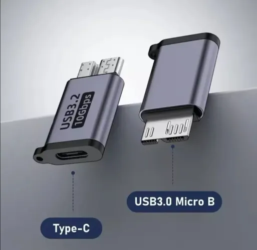 Adaptador conversor Micro B para Tipo C